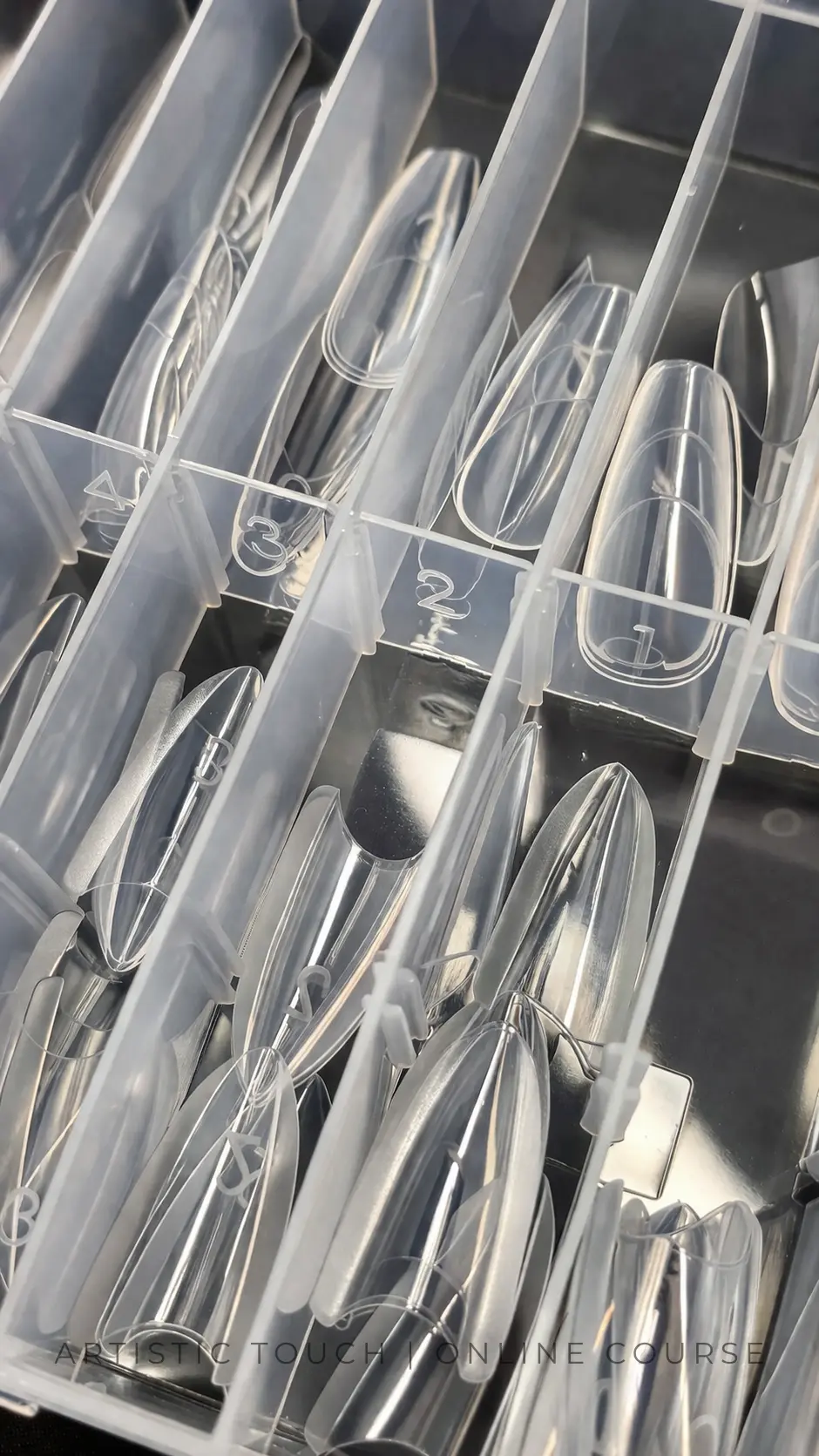 Sandwich dual forms organised in professional storage showing proper care and reusability maintenance
